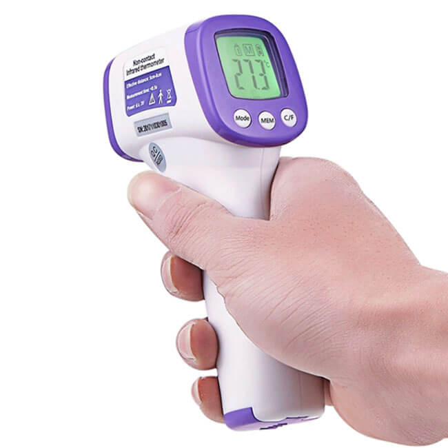 Scanner de température thermomètre infrarouge de front numérique